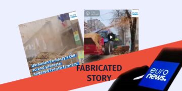 Fabricated Video about Ukraine and France Attributed to Euronews Another Fabricated Video about Ukraine and France, Attributed to Euronews, has been Circulated