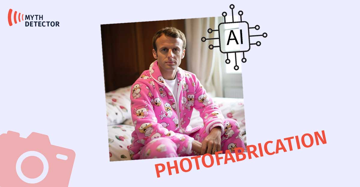 AI Generated Photo of Emmanuel Macron Disseminated on Social Media AI-Generated Photo of Emmanuel Macron Disseminated on Social Media