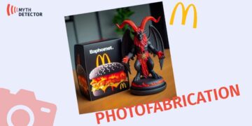 The Photo of McDonalds Baphomet Burger is Generated by Artificial Intelligence AI The Photo of McDonald's Baphomet Burger is Generated by Artificial Intelligence (AI)